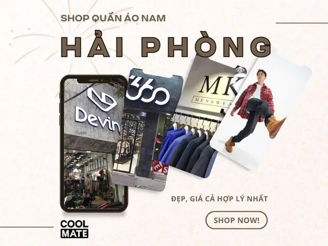 Top 15 Shop Quần Áo Nam Hải Phòng Đẹp & Uy Tín Nhất 2026