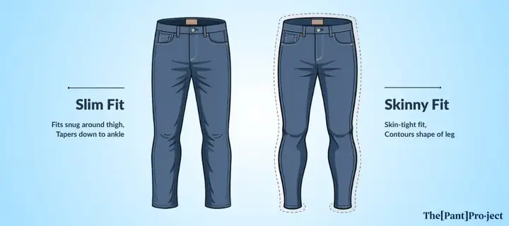 Skinny Jeans Vs Slim Fit