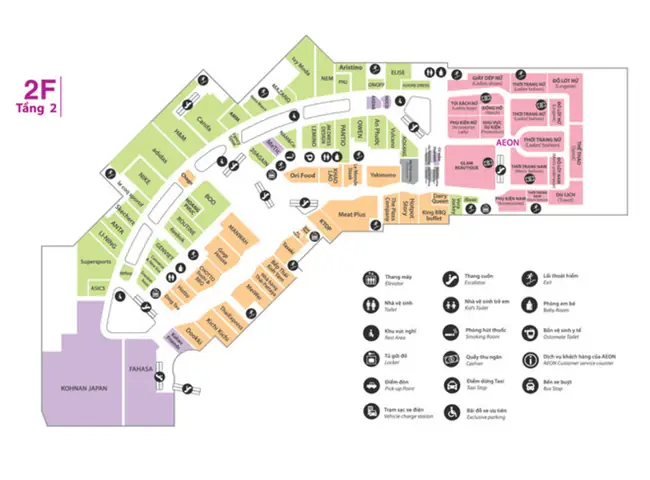 Sơ Đồ Aeon Mall Hà Đông