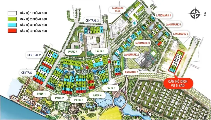 Sơ Đồ Vinhomes Central Park