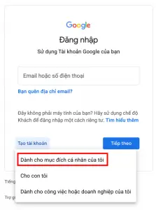 Tài Khoản Email Miễn Phí
