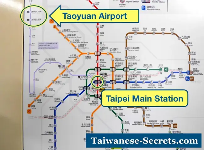 Taipei Airport To Taipei Main Station
