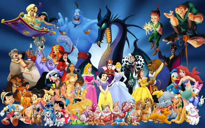 Tất Cả Các Nhân Vật Trong Disney