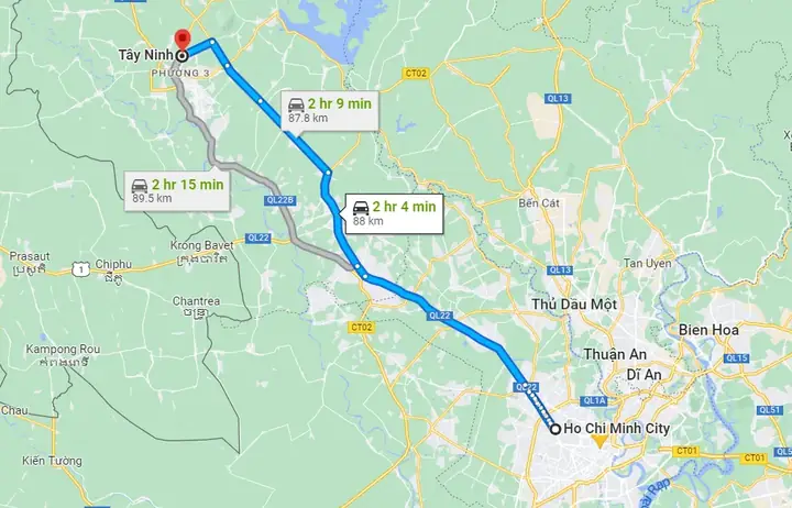 Tây Ninh Cách Sài Gòn Bao Nhiêu Km
