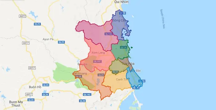 Bản Đồ Tỉnh Phú Yên: Tổng Hợp Chi Tiết Hành Chính, Giao Thông Và Ứng Dụng Du Lịch