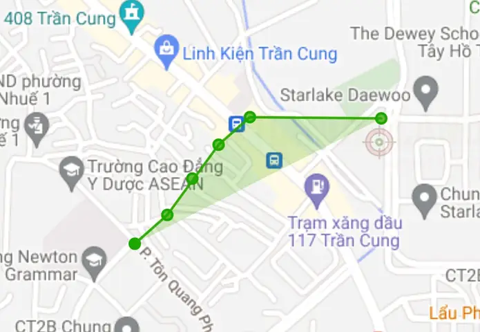 Trần Cung Hà Nội Map