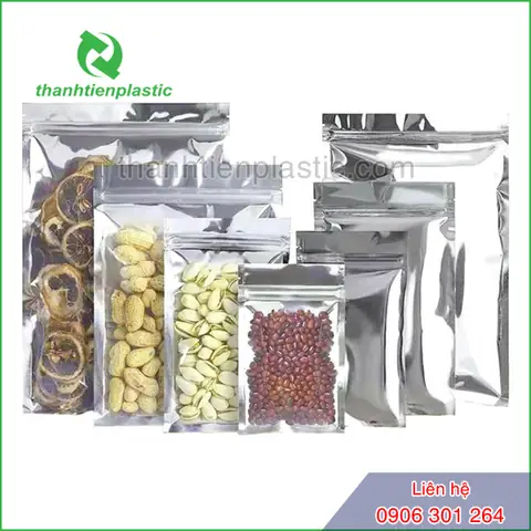 Túi Zip Bạc Đựng Thực Phẩm