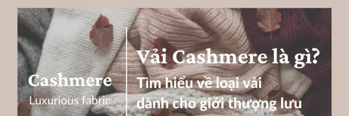 Vải Cashmere Là Gì? Tổng Hợp Mọi Thông Tin Cần Biết