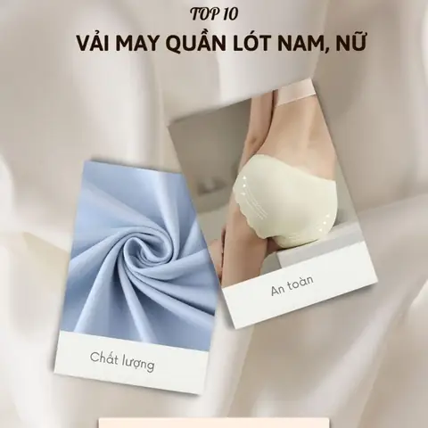 Vải May Quần Lót Nữ An Toàn, Thoáng Mát: 10 Vật Liệu Tốt Nhất 2026