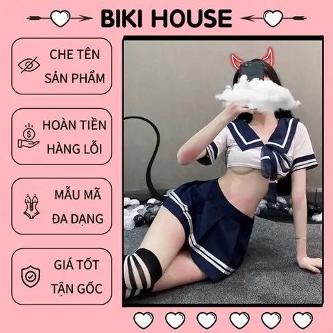 Đánh Giá Chi Tiết Váy Học Sinh Nhật Bản Cosplay Bikihouse N762: Phong Cách Gợi Cảm & Thực Tế Sử Dụng