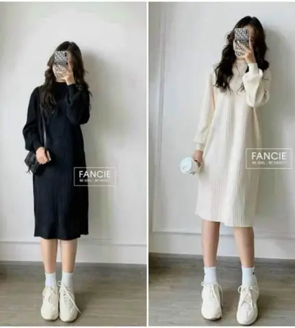 Váy Len Cho Bà Bầu