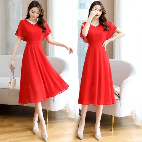 Váy Liền Thân Dài Qua Gối