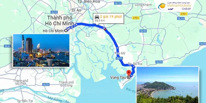 Vũng Tàu Bao Nhiêu Km