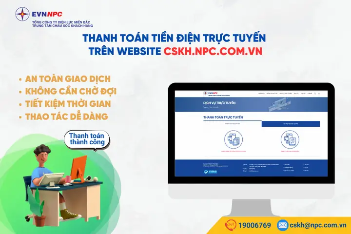 Hướng Dẫn Chi Tiết Thanh Toán Tiền Điện Qua Website Chăm Sóc Khách Hàng