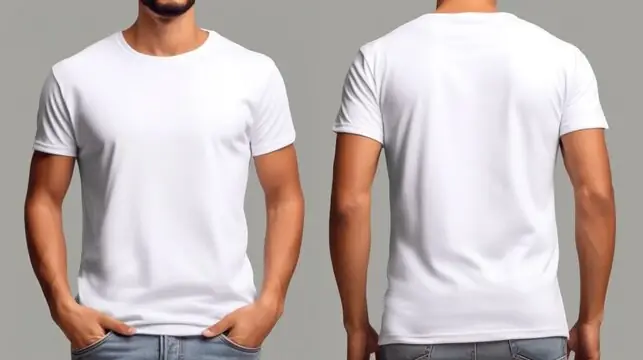 White Shirt Front And Back