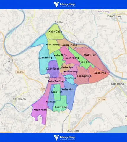 Xuân Trường Nam Định Map